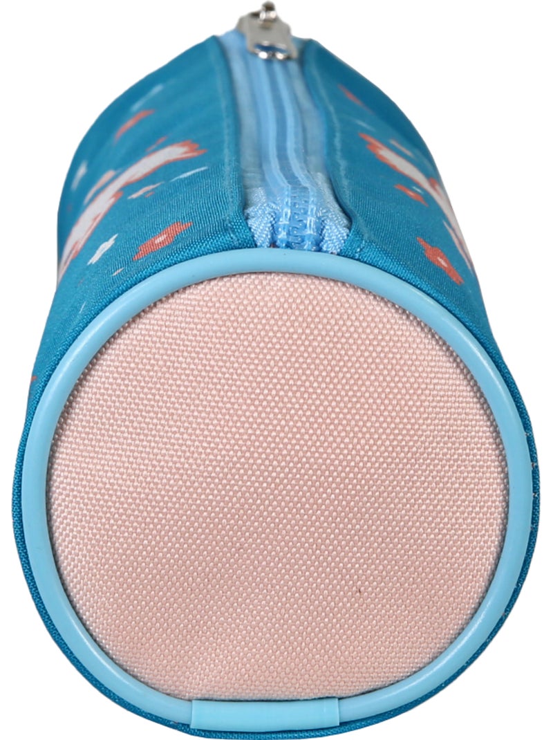 Estuche escolar redondo niña CYBEL Licorne azul 1 compartimento Azul - Kiabi