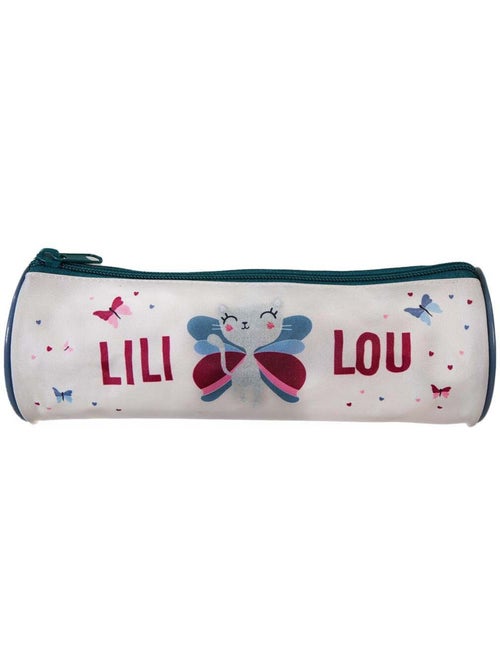 Estuche escolar redondo niña LILI LOU beige 1 compartimento - Kiabi Estuche escolar redondo niña LILI LOU beige 1 compartimento - Kiabi