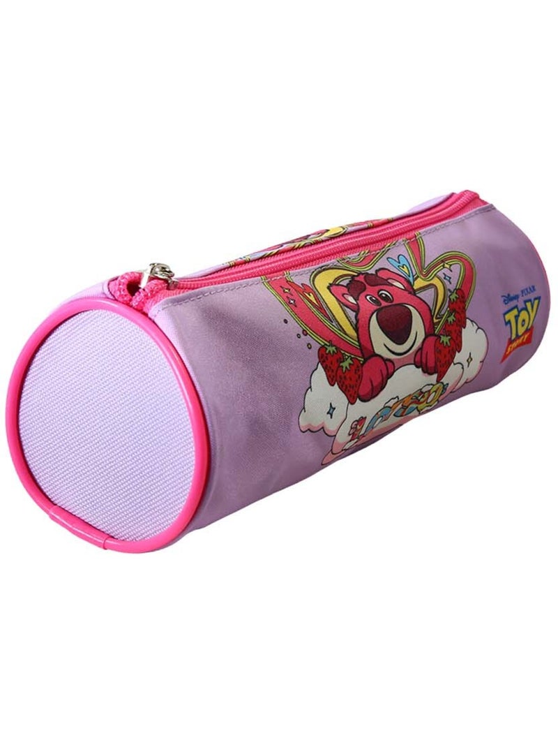 Estuche escolar redondo niña TOY STORY rosa 1 compartimento Rosa - Kiabi