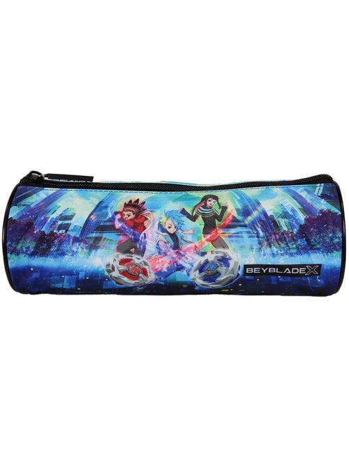 Estuche escolar redondo niño BEYBLADE X azul 1 compartimento - Kiabi Estuche escolar redondo niño BEYBLADE X azul 1 compartimento - Kiabi