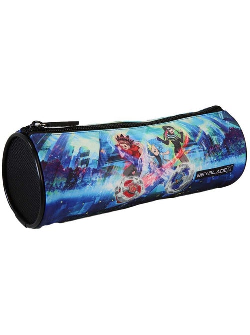 Estuche escolar redondo niño BEYBLADE X azul 1 compartimento - Kiabi Estuche escolar redondo niño BEYBLADE X azul 1 compartimento - Kiabi
