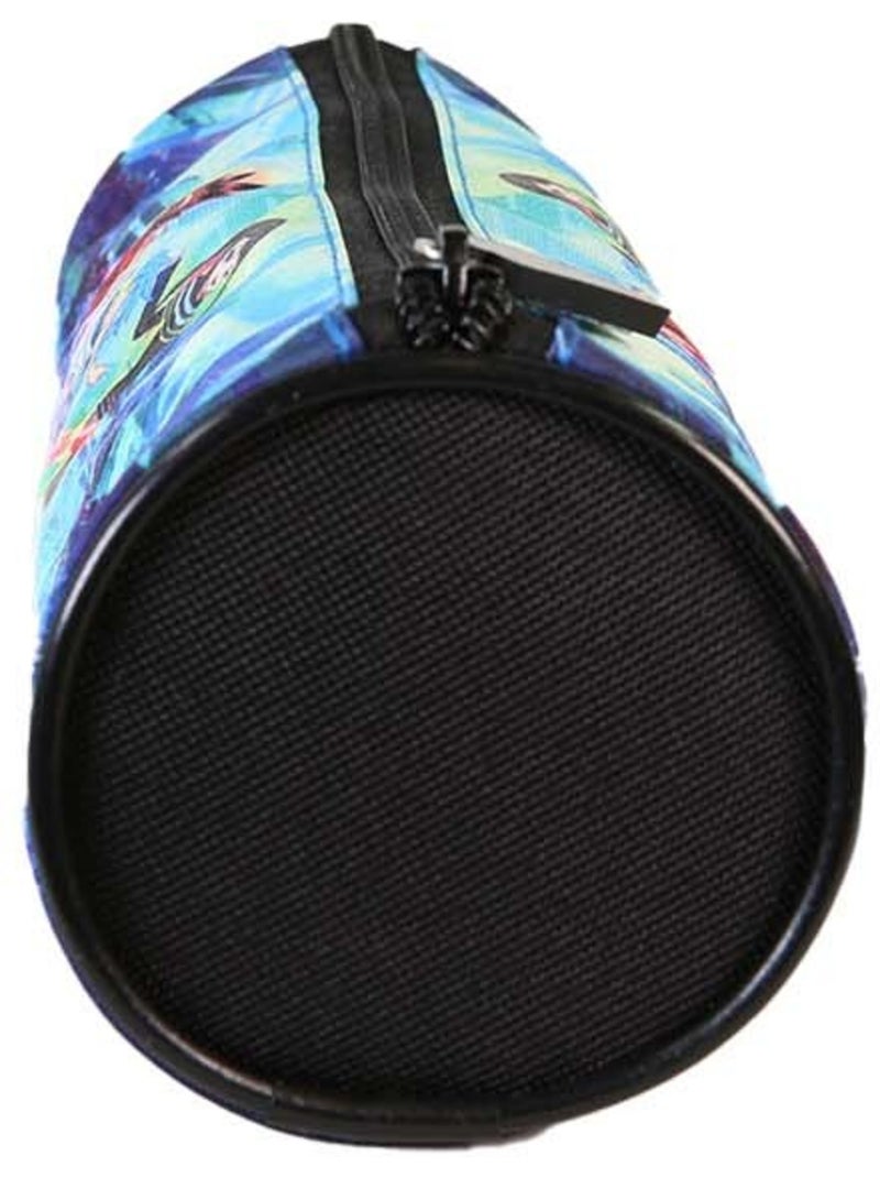 Estuche escolar redondo niño BEYBLADE X azul 1 compartimento Azul - Kiabi