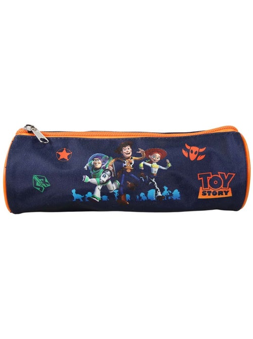 Estuche escolar redondo niño TOY STORY azul naranja 1 compartimento - Kiabi Estuche escolar redondo niño TOY STORY azul naranja 1 compartimento - Kiabi