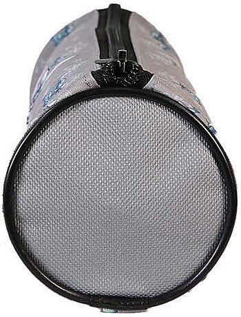 Estuche escolar redondo STITCH gris 1 compartimento