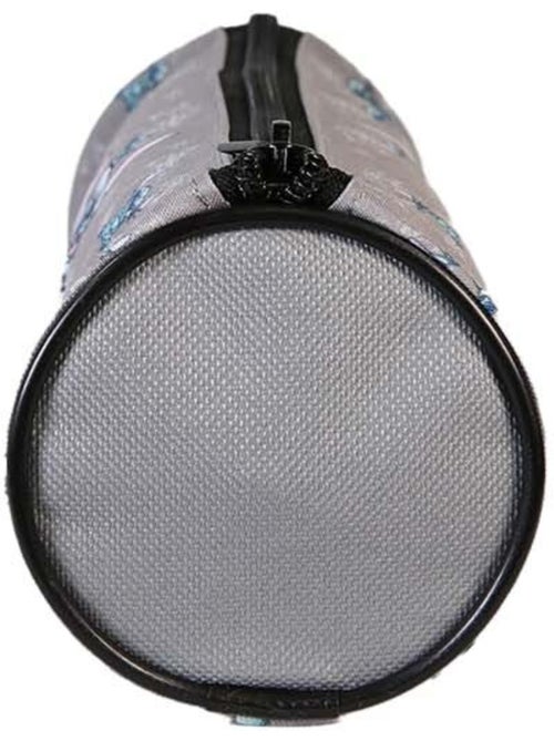 Estuche escolar redondo STITCH gris 1 compartimento - Kiabi