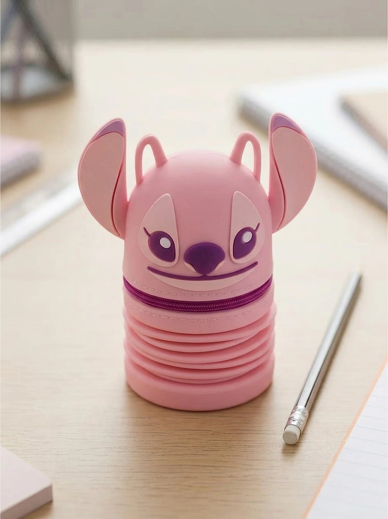 Estuche escolar resistente gran compartimento stitch disney Azul - Kiabi