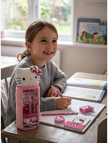 Estuche escolar resistente hello kitty sanrio