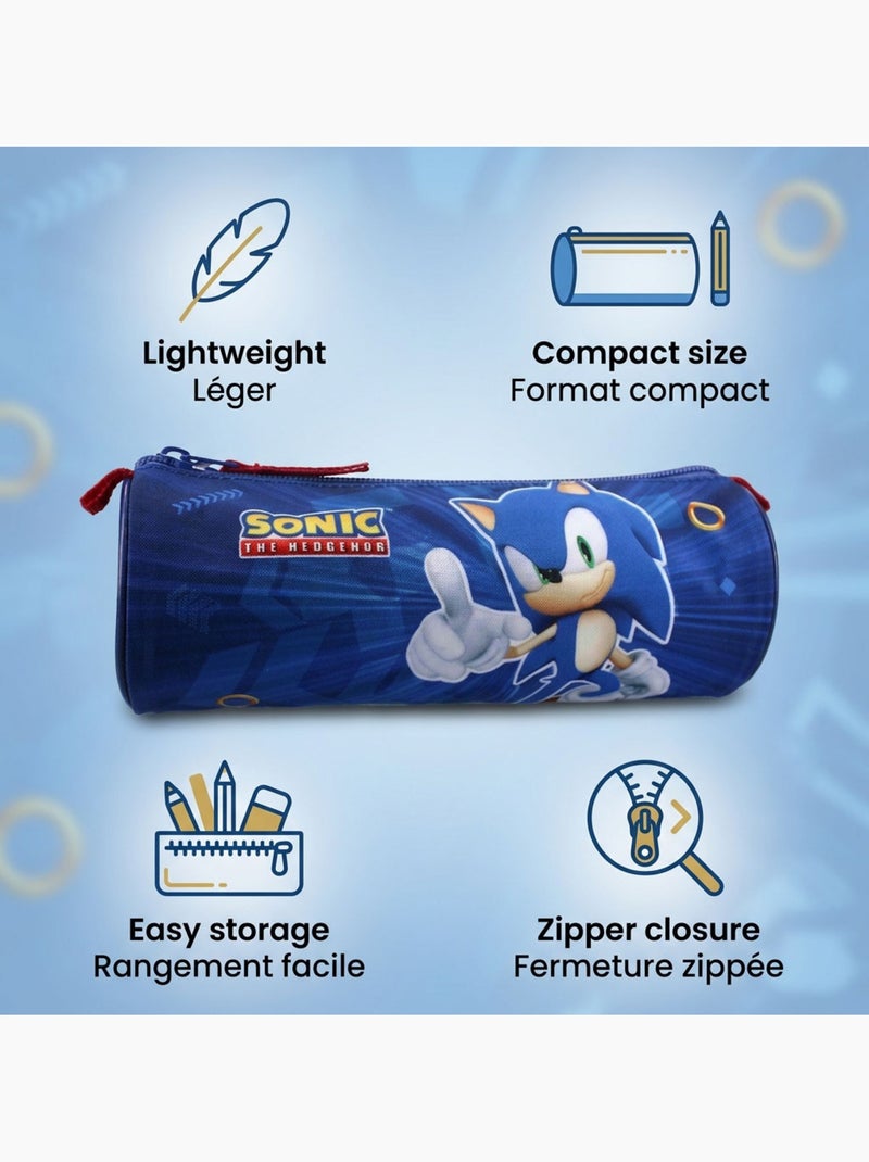 Estuche escolar Sonic The Hedgehog de un solo compartimento 155-01308 Azul Multicolor - Kiabi
