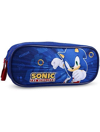Estuche Escolar Sonic The Hedgehog Doble Compartimento 155-01309