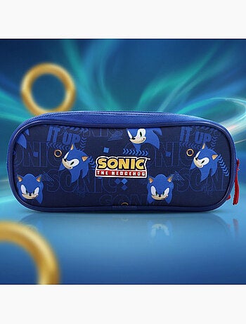 Estuche Escolar Sonic The Hedgehog Doble Compartimento 155-01309