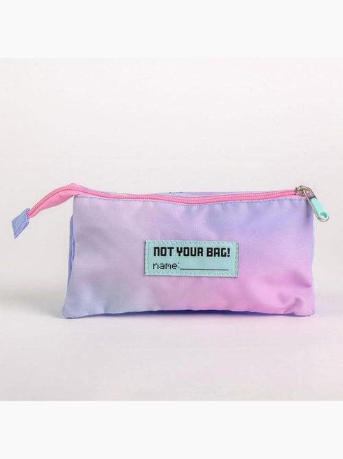 Estuche escolar Stitch Disney con triple compartimento - Kiabi