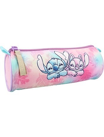 Estuche escolar Stitch Wild Energy rosa chicle