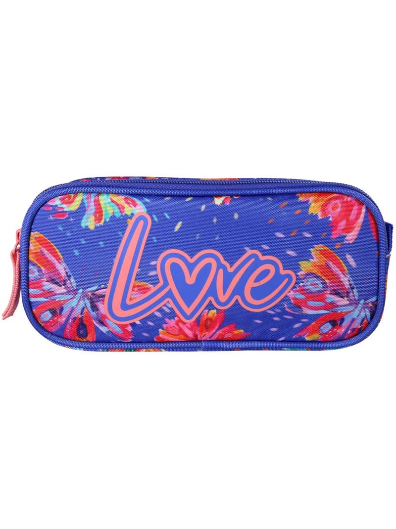 Estuche ettavee – rectangular 2 compartimentos – 22 cm Multicolor - Kiabi