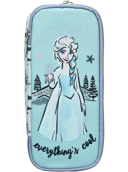 Estuche frozen con elsa de lona estampada y cremallera - Kiabi