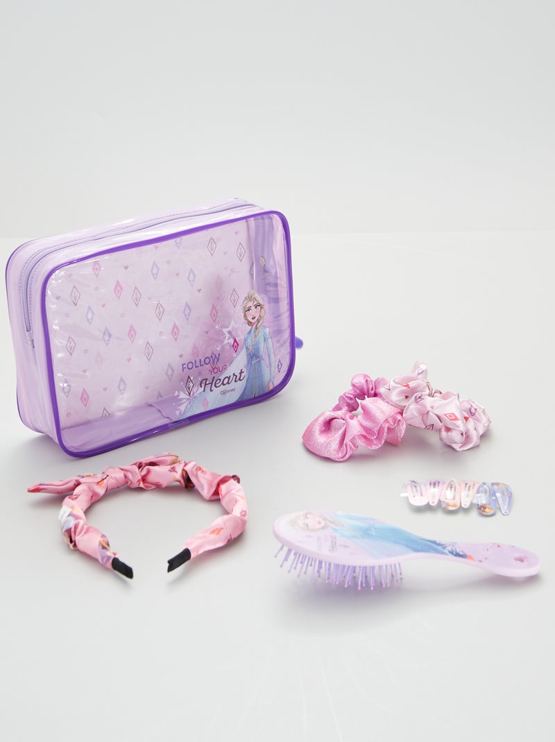 Estuche 'Frozen' 'Disney' malva - Kiabi