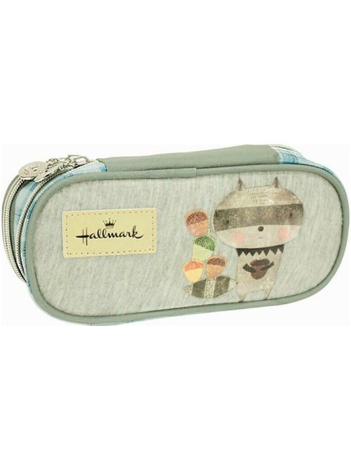 Estuche hallmark mapache 2 compartimentos 22 cm - calidad premium - Kiabi Estuche hallmark mapache 2 compartimentos 22 cm - calidad premium - Kiabi