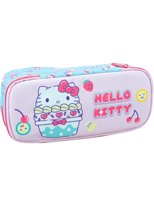 Estuche hello kitty – rectangular cupcake 2 compartimentos – 23 cm - Kiabi Estuche hello kitty – rectangular cupcake 2 compartimentos – 23 cm - Kiabi