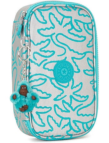 Estuche 'kipling' cremallera 1 compartimento 50 lápices 21x11,5x5 cm