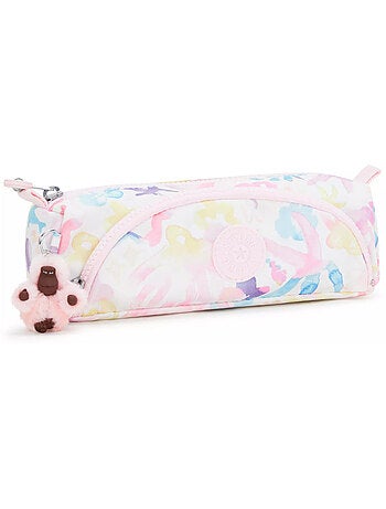 Estuche kipling cute aqua sea 2 compartimentos 22 cm