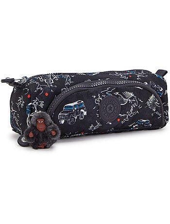 Estuche kipling cute jungle fun race 2 compartimentos 22 cm