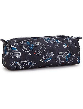 Estuche kipling cute jungle fun race 2 compartimentos 22 cm