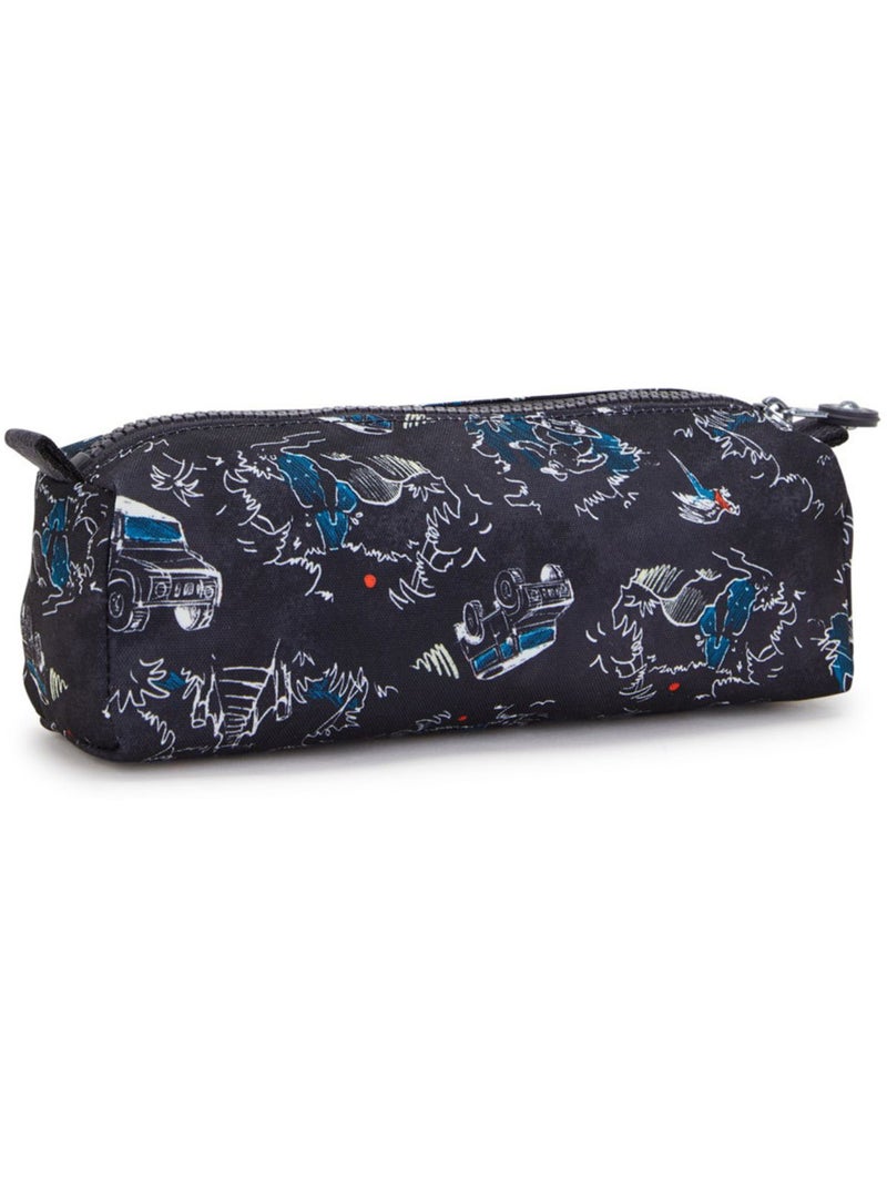 Estuche kipling cute jungle fun race 2 compartimentos 22 cm Negro Blanco Azul - Kiabi