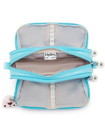 Estuche kipling de nailon 3 cremalleras 32 espacios