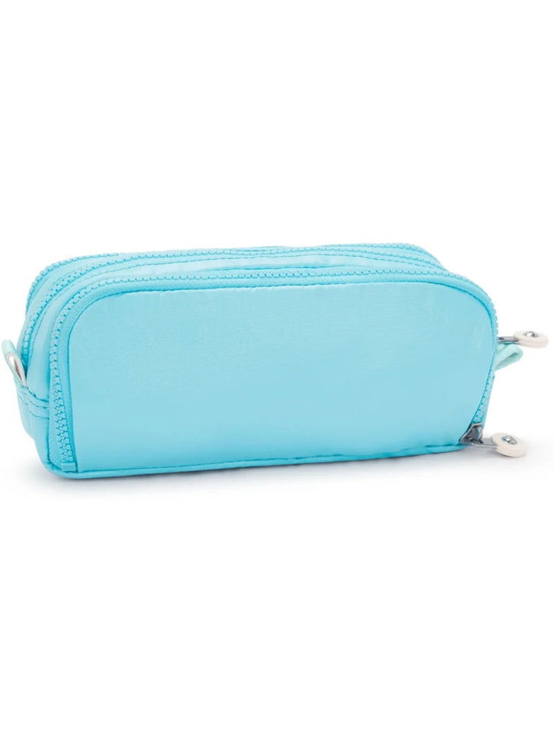 Estuche kipling de nailon 3 cremalleras 32 espacios Azul agua - Kiabi