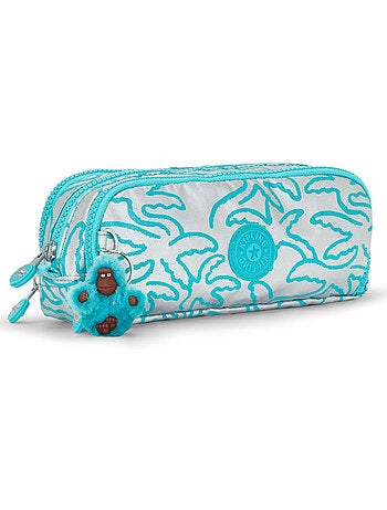 Estuche kipling de nailon 3 cremalleras 32 espacios