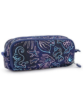 Estuche kipling de nailon 3 cremalleras 32 espacios