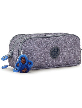 Estuche kipling de nailon 3 cremalleras 32 espacios