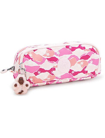 Estuche kipling de nailon 3 cremalleras 32 espacios