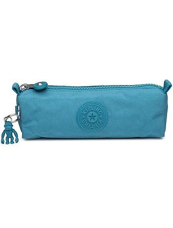 Estuche kipling de nailon liso con llavero de mono 22 cm