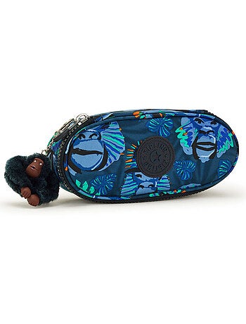 Estuche kipling duobox 20 cm diseño mono y hojas – 14 portabolígrafos