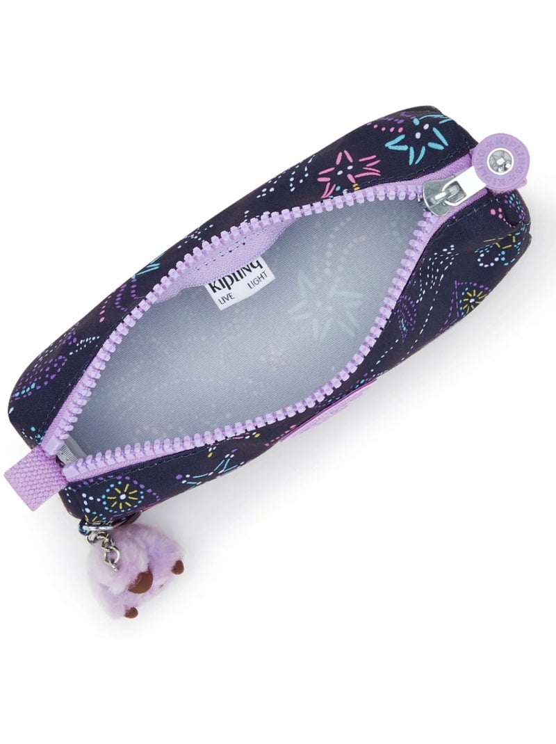 Estuche kipling freedom unicorn star 22 cm - 1 compartimento con cremallera Azul Violeta - Kiabi