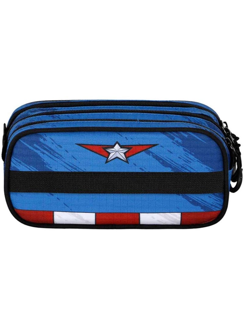 Estuche los vengadores – capitán américa 22 cm Azul - Kiabi