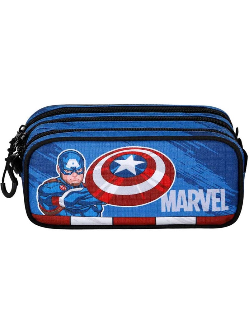 Estuche los vengadores – capitán américa 22 cm Azul - Kiabi
