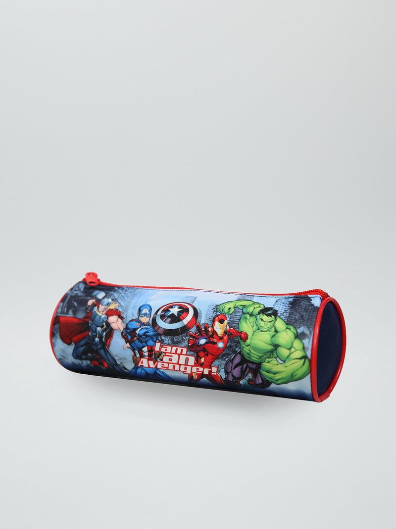 Estuche 'Los Vengadores' de tela rojo - Kiabi