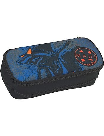 Estuche maui & sons sharky de tejido con motivo de tiburón
