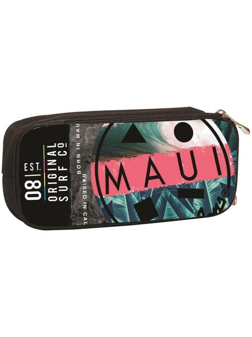 Estuche maui & sons tropical de tejido estampado 2 compartimentos - Kiabi