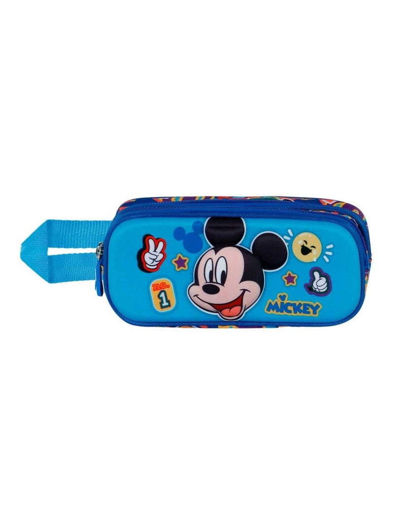 Estuche mickey – mouse 3d 22 cm Azul - Kiabi