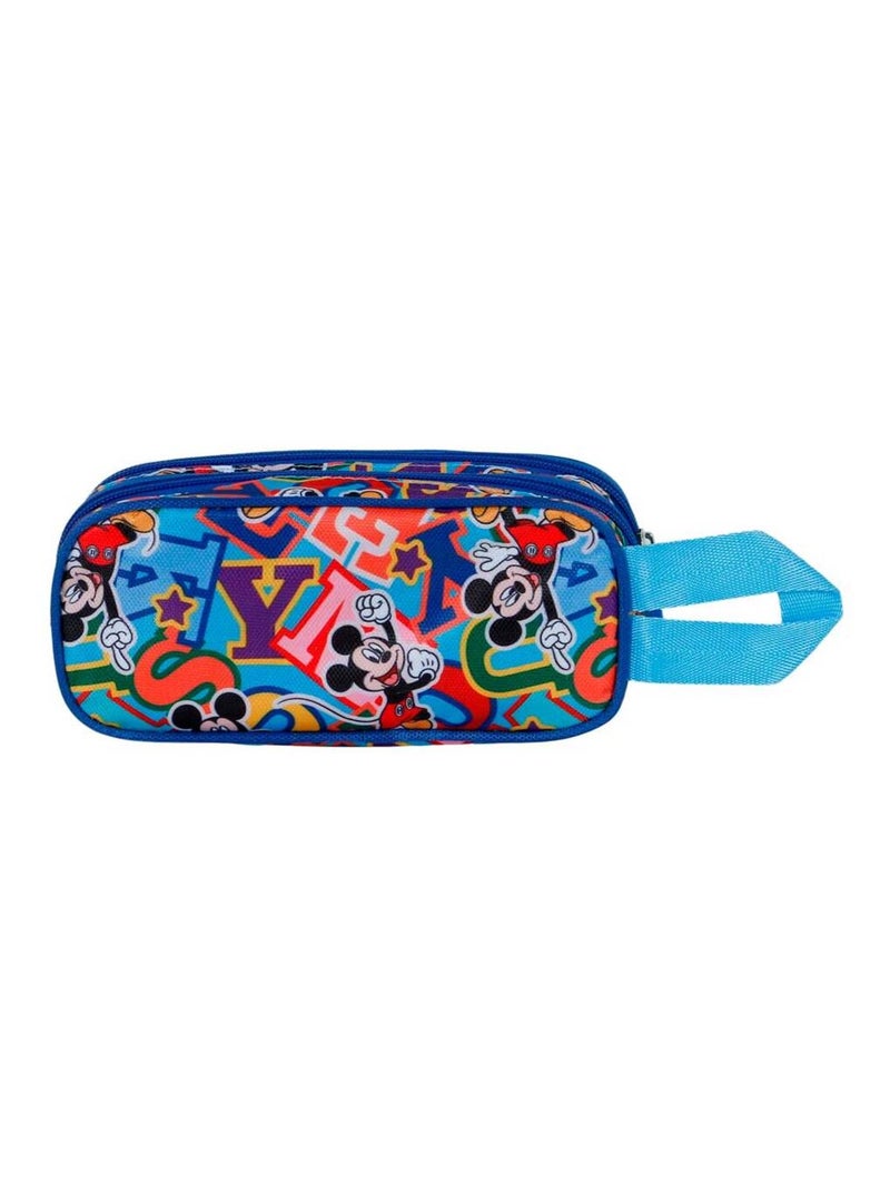 Estuche mickey – mouse 3d 22 cm Azul - Kiabi