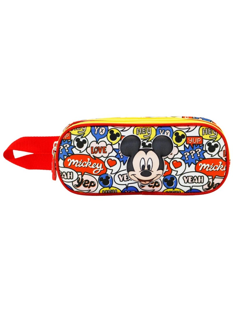 Estuche mickey – mouse 3d 22 cm Rojo - Kiabi