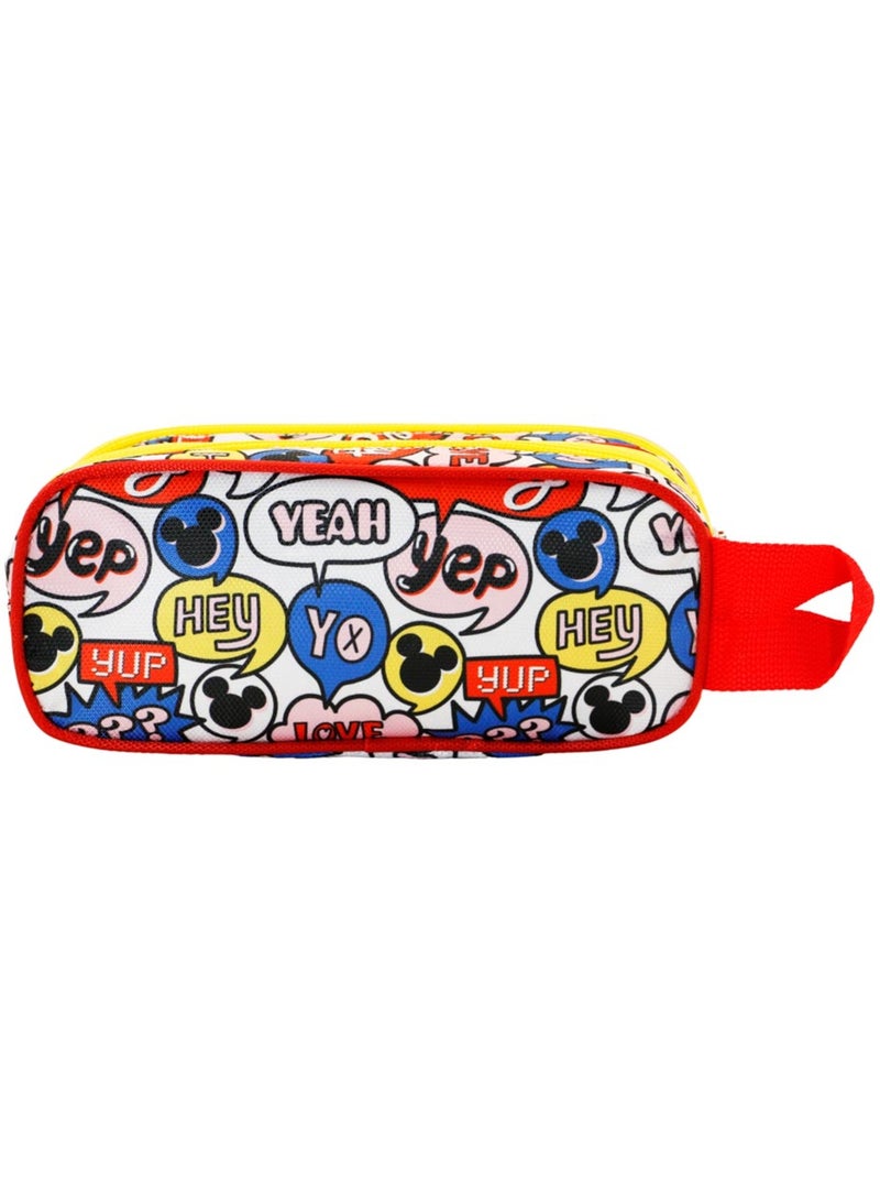 Estuche mickey – mouse 3d 22 cm Rojo - Kiabi