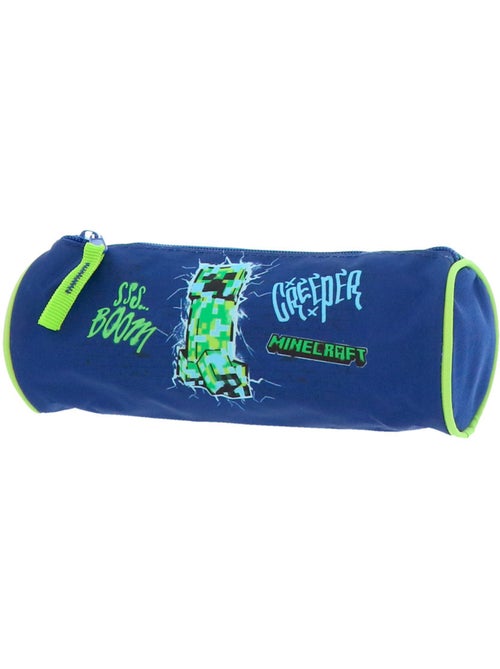 Estuche minecraft creeper boom cilíndrico 22 cm con cremallera - Kiabi Estuche minecraft creeper boom cilíndrico 22 cm con cremallera - Kiabi