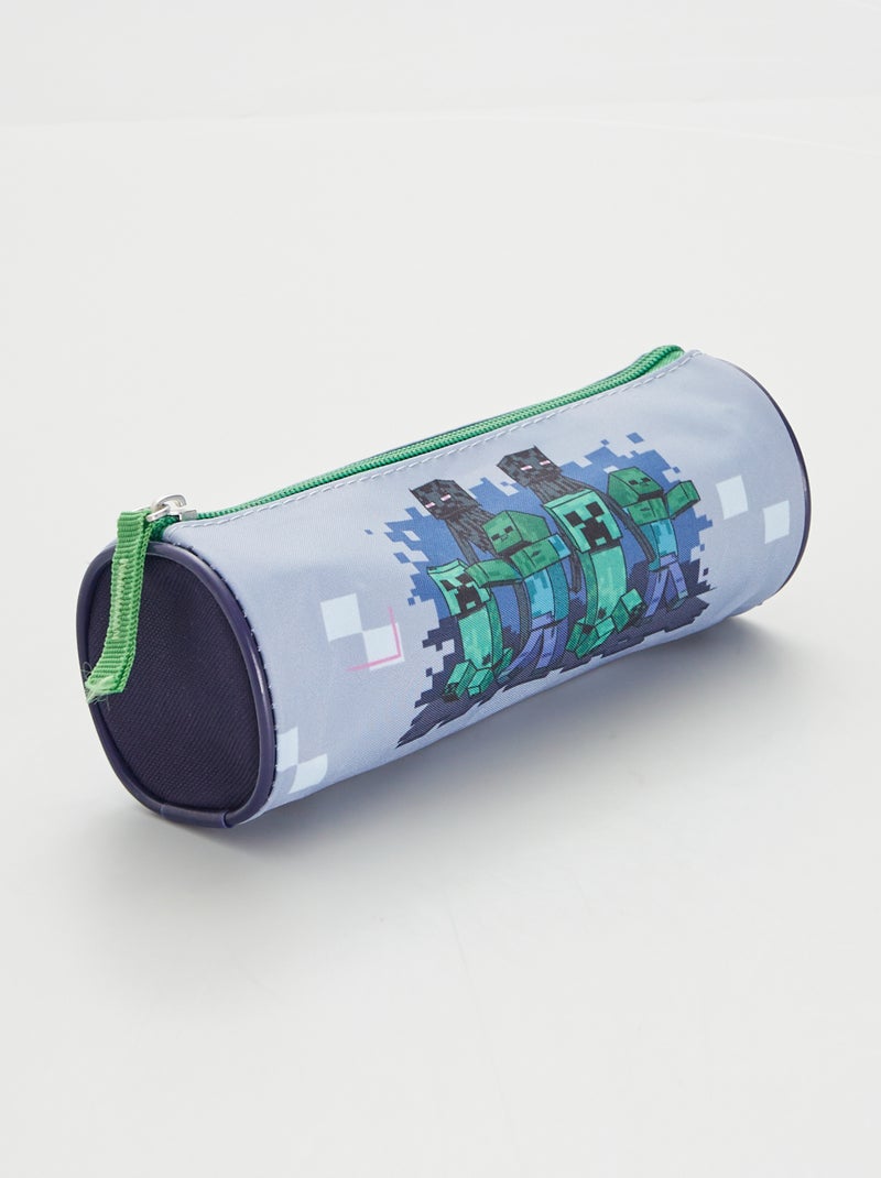 Estuche 'Minecraft' GRIS - Kiabi