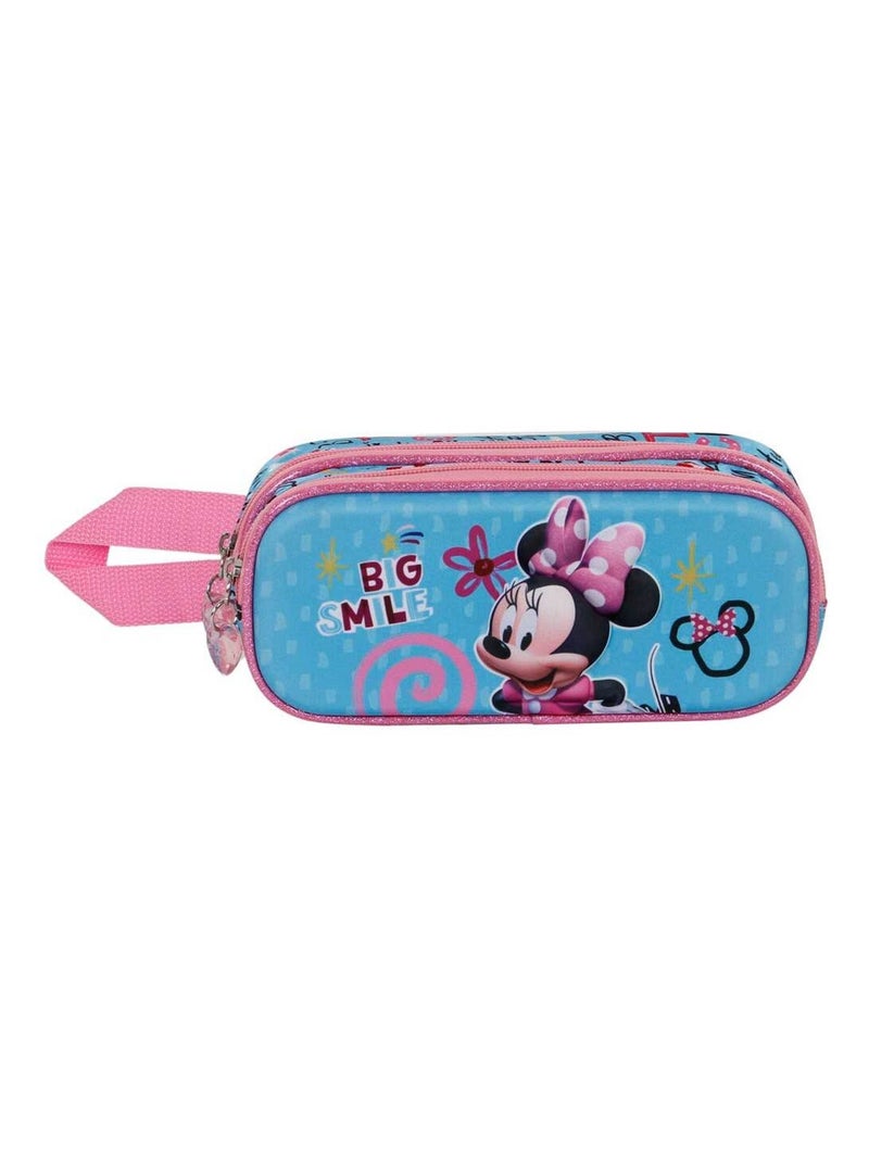 Estuche minnie big smile 3d 22 cm Azul - Kiabi