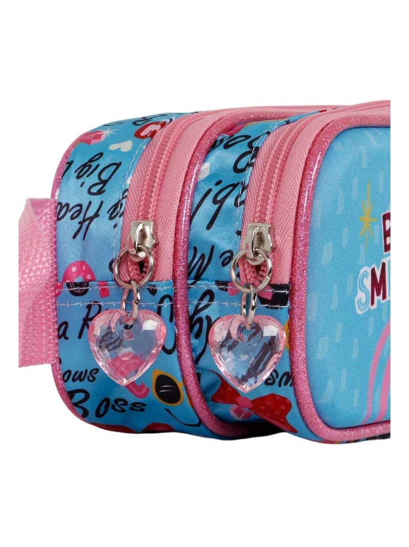 Estuche minnie big smile 3d 22 cm Azul - Kiabi