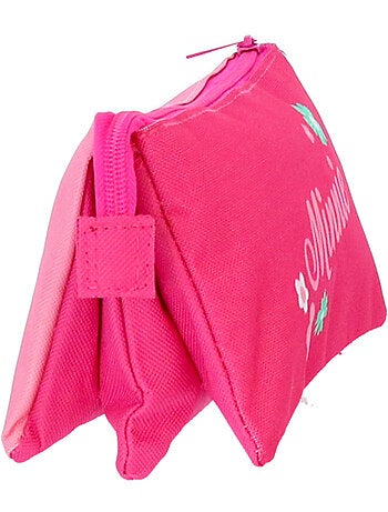 Estuche minnie mouse disney de lona 3 compartimentos