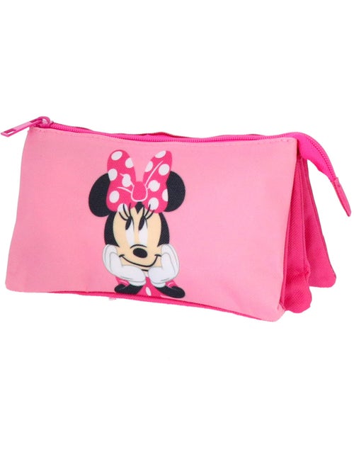 Estuche minnie mouse disney de lona 3 compartimentos - Kiabi Estuche minnie mouse disney de lona 3 compartimentos - Kiabi